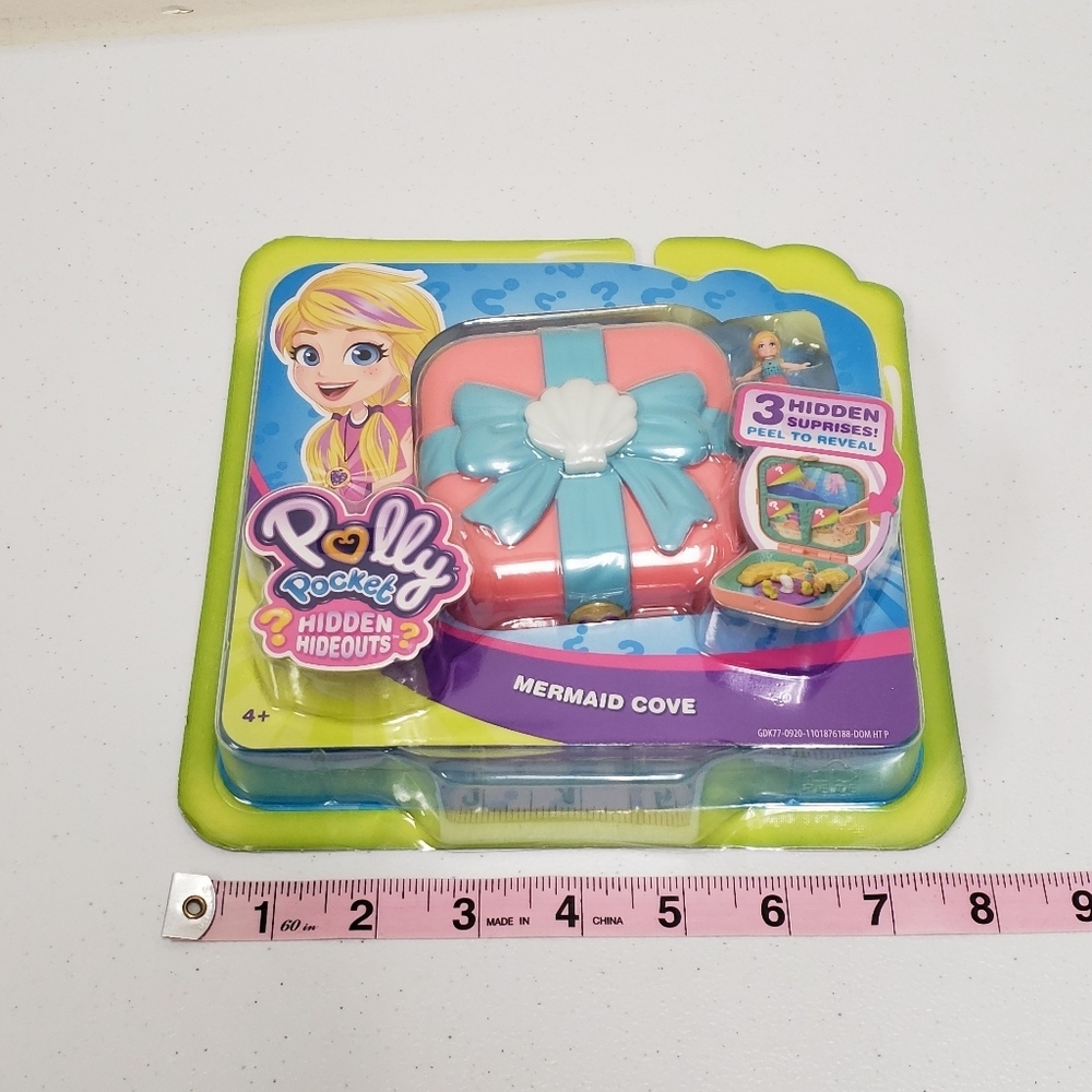 Mattel Polly Pocket Mermaid Cove Hidden Hideouts 2018 Compact Toy - Picture 5 of 5